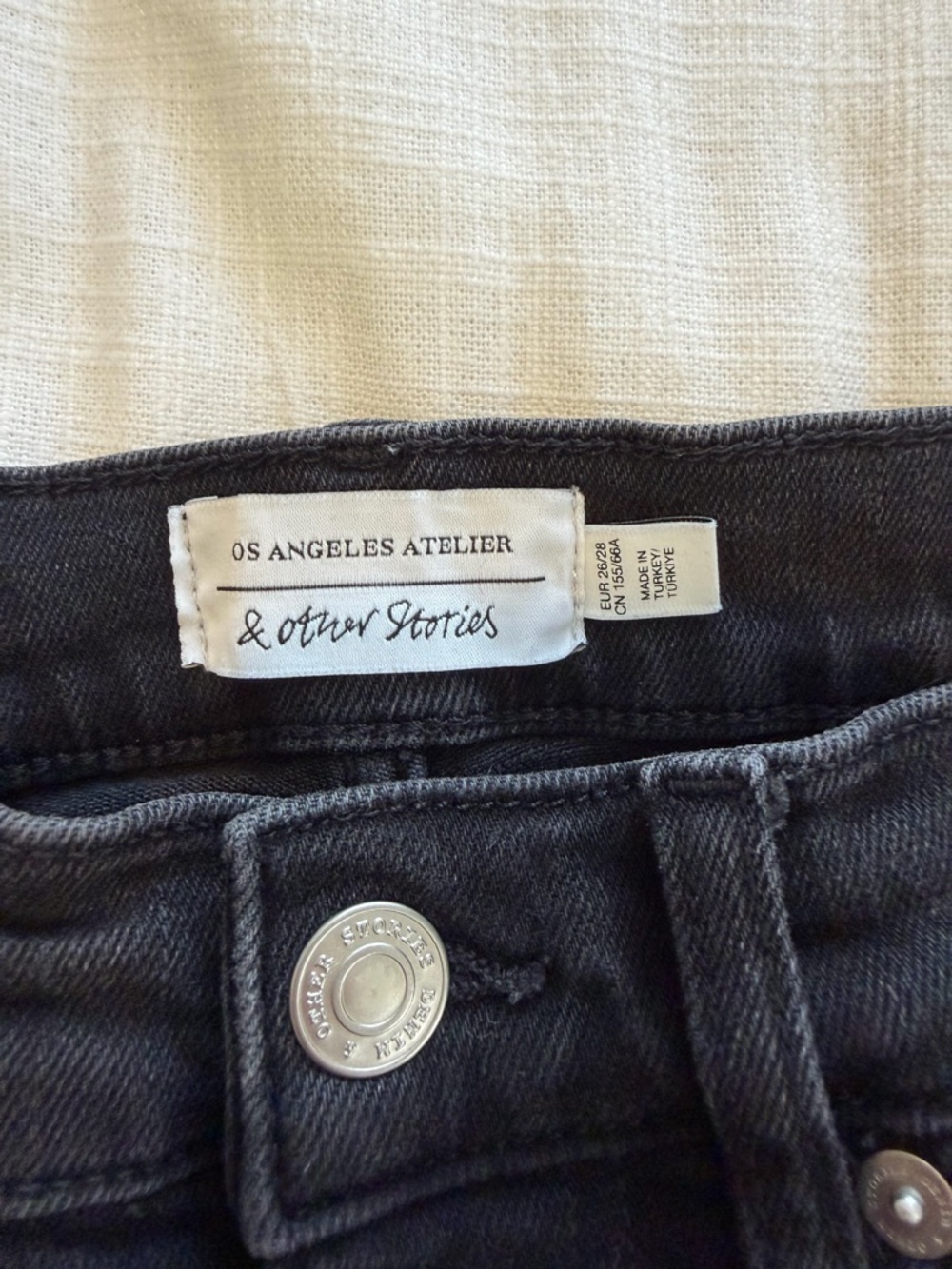 & Othe Stories Flare Leg Black Jeans Size 26 — image 6 of 8